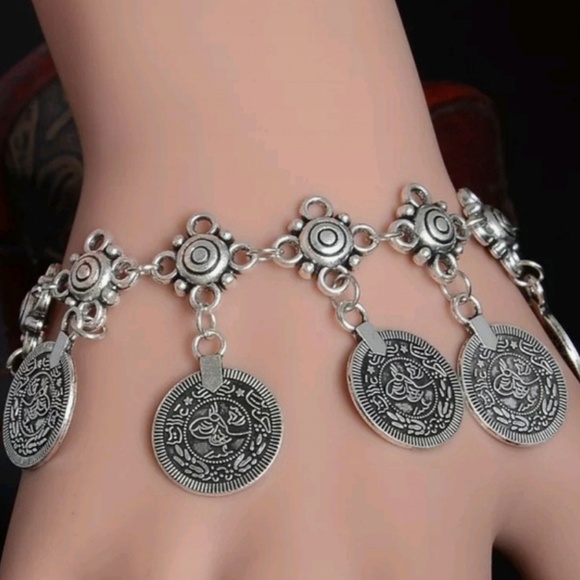 🌿🦋Bohemian Tibetan Coin Dancer Bracelet 🦋🌿 - Picture 1 of 6